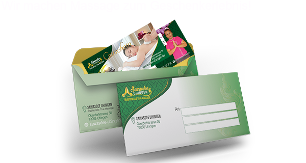 Geschenkgutscheine Sawasdee Thai-Massage Uhingen Geschenkgutscheine Sawasdee Thai-Massage Uhingen